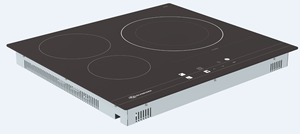 Estufa Eléctrica DOOPEN con Infrarrojos Integrados, Placa de Cocción Vitrocerámica Radiante, H-One de 3 Quemadores - Product Image 1