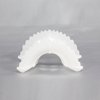 Anillo de Sujeción PP Super Intalox de Plástico Moldeado por Inyección para Empaque Aleatorio, 25mm, 38mm, 50mm, 76mm, para Medios de Torre de Lavado Húmedo