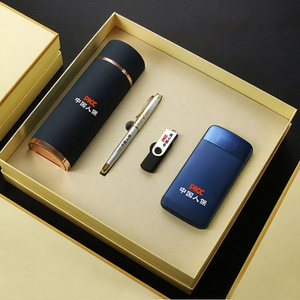ชุดของขวัญเครื่องเขียนสำหรับวันครบรอบบริษัท FX Luxury Promotional Office Products พร้อมชุดของขวัญขวดน้ำ LED รุ่นใหม่ - Product Image 2