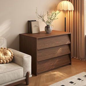 Meuble de salon moderne en bois XHA avec portes à battants et tiroirs de rangement, design mi-siècle pour l'ameublement de la maison - Product Image 4