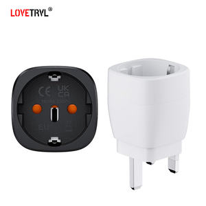 Adaptateur de <span class=keywords><strong>voyage</strong></span> europé<span class=keywords><strong>en</strong></span>/Italie/Brésil/Suisse vers Royaume-Uni/Malaisie/<span class=keywords><strong>Chypre</strong></span>/Singapour avec fusible 13A - Product Image 1