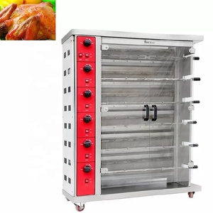<span class=keywords><strong>Horno</strong></span> Rotatorio Eléctrico de Grado Comercial de 6 Varillas para Uso de Gran Capacidad, Capaz de Asar de 24 a 30 Pollos - Product Image 2