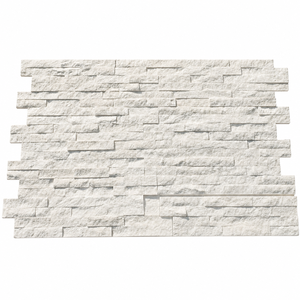 แผ่นควอตซ์ไซต์สีขาวบางสำหรับบุผนังภายนอก ผิวขัดเงา ทนทานต่อกรด - Product Image 2