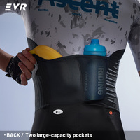 Setelan Balap Sepeda Kustom Pabrik untuk Tim Klub Pro Aero Race Fit, Jumpsuit Triathlon, Skinsuit Bersepeda OEM ODM