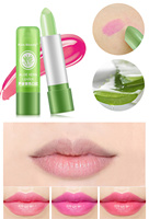 Kiss Beauty - Lápiz Labial de Larga Duración con Gel de Aloe Vera, Bálsamo Labial, Cosmético al por Mayor, Maquillaje de Marca Privada, Lápiz Labial Mágico que Cambia de Color