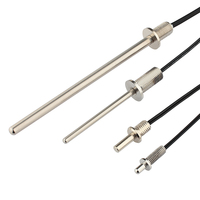 Sonda de Termistor NTC de Acero Inoxidable 304 con Rosca, Resistente al Agua IP68, para Calderas, Sensor de Temperatura NTC 3950 de 10k