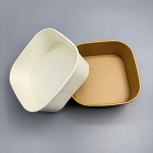Bols en papier jetables pour soupe, salade, riz et emballages alimentaires à emporter - Product Image 2