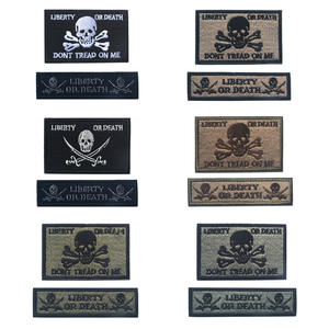 Hot Selling Cool Machine Stickerei Molon Helm Punisher Armband mit Hakens ch laufen verschluss auf der Rückseite - Product Image 4