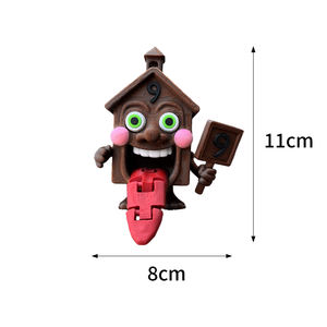 Figura Mitológica de Lengua Larga Impresa en 3D, Juguete Artístico de Plástico Inspirado en el Shan Hai Jing, Regalo Creativo Decorativo - Product Image 6