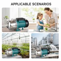 Pompe à eau électrique auto-amorçante monophasée pour eau potable, moteur silencieux, surpresseur domestique