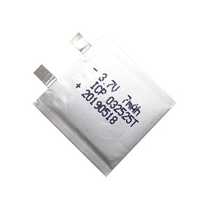 Горячие продажи ультра тонкий маленький аккумулятор 032525 3,7 В 7 мАч литий-полимерная аккумуляторная батарея - Product Image 2