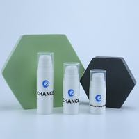 Flacon cosmétique vide en PP de 5 ml, 10 ml, 15 ml, format voyage, flacon sans air en plastique, emballage pour soins de la peau, flacon échantillon pour sérum