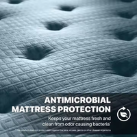 Matelas en mousse haute densité doux comme un nuage 25d, taille king queen, matelas compressé, matelas de 10, 12, 16 pouces, matelas moyen premium