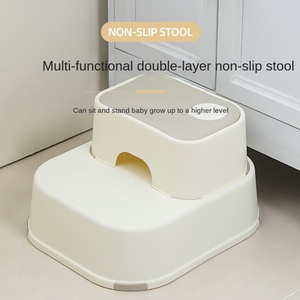 Safe Plastic Multifunction Elevated Toilet Table <strong>Kids</strong> <strong>Bath</strong> <strong>Potty</strong> 2-4 Years Convenient Step Stair Footrest Comfortable Model 1909 - Product Image 3