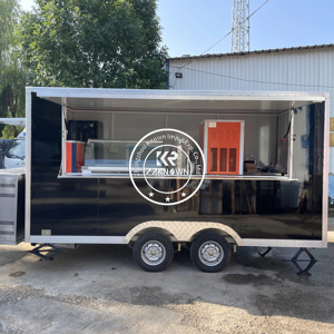 Camion de restauration mobile, kiosque à glaces, chariot de vente ambulante, remorque de restauration, <span class=keywords><strong>équipement</strong></span> de restauration avec cuisine complète, café - Product Image 5