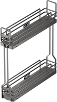 Tiroir à épices Galaxy à fermeture souple pour la cuisine à domicile Assaisonnement Bakset Cabinet Organisation Garde-manger Rangement Quincaillerie de cuisine