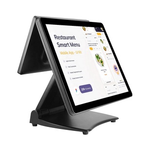 Nhà máy trực tiếp 15inch Màn hình kép hệ thống <span class=keywords><strong>POS</strong></span> cho các nhà hàng và siêu thị màn hình cảm ứng màn hình cho đến khi kassen hệ thống - Product Image 4