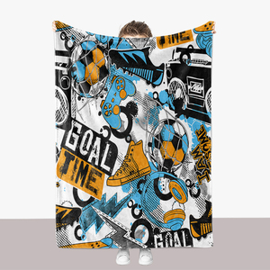 <span class=keywords><strong>Couverture</strong></span> de Sublimation, <span class=keywords><strong>couverture</strong></span> confortable personnalisée, <span class=keywords><strong>couverture</strong></span> en Polyester de dessin animé drôle de Minky - Product Image 5