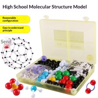 Modelo de Estructura Molecular Orgánica Química con Bolas y Barras, Material Didáctico para Estudiantes de Secundaria, Equipo de ADN