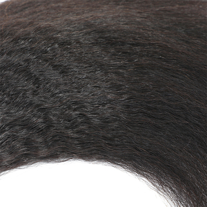 Top Qualité Afro Styles 100% Cheveux humains Brésilienne Vierge Cuticule Alignés Faisceaux <span class=keywords><strong>Yaki</strong></span> Crépus Extension de Cheveux Raides - Product Image 3