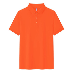Camiseta Polo de Manga Corta, Color Sólido, Algodón, Unisex, Ropa de Trabajo, Uso Diario - Product Image 2