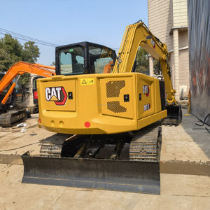 Usado para CAT 307,5 Mini Excavadora hidráulica sobre orugas 8 Ton Excavadora pequeña Condición original Incluye motor Bomba Motor Caja de cambios G - Product Image 4