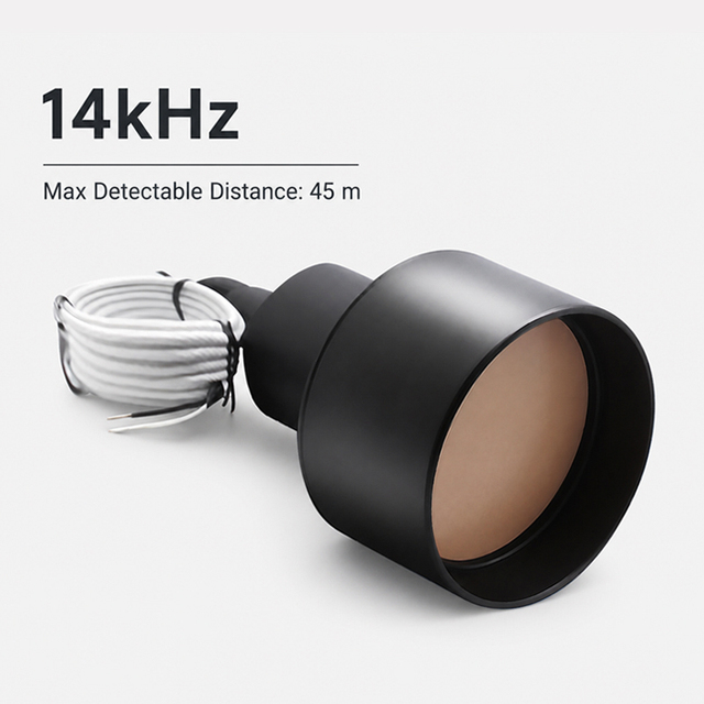 14kHz Ultrasonic Sensor  Ultrasonic Distance Sensor with a Maximum Measurement Range of 45M Position-detection Transducer