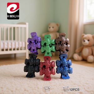 MNJ Hair Clips 12Pcs Colorful Baby Hair Accessories For Styling - Product Image 2