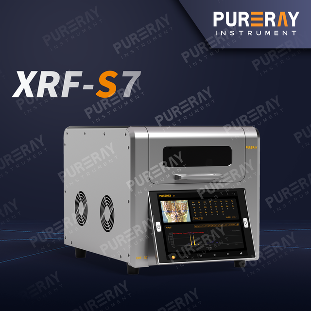 Desktop XRF Gold Analyzer Gold Purity Tester Karat Testing Machine for Jewelry and Precious Metal PURERAY XRF-S7