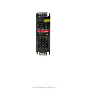<span class=keywords><strong>LSW</strong></span> Nouvelle alimentation électrique CC à découpage 12V/24V 400W, entrée universelle 110-240V, ultra-mince, série D, modèle économique, LED, noir diamant - Product Image 4
