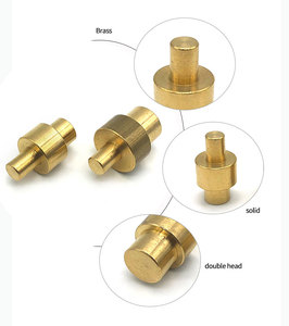 Cổng kết nối chốt lò xo tùy chỉnh CNC, chốt bằng đồng thau với chốt lò xo mạ vàng - Product Image 3