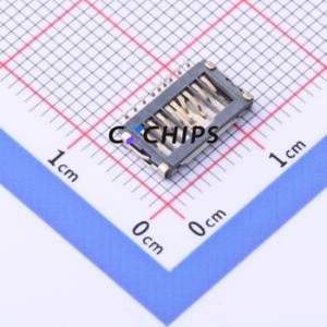 TF-123-ARP9H17 SD Card / Memory Card Connector SMD Connector Plug-In Type MicroSD Card (TF Card) Card Holder 1.7mm - Product Image 2