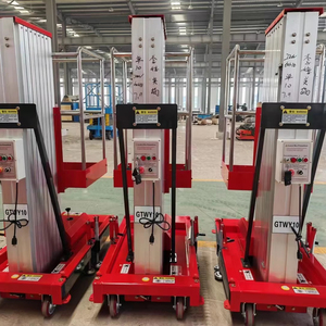 Lift Gunting Listrik Kapasitas 300lbs 500lbs 600lbs, Tinggi 20 ft 6m 7m 8m 9m 10m, Hidrolik Tugas Berat untuk Konstruksi, Dari Cina - Product Image 2