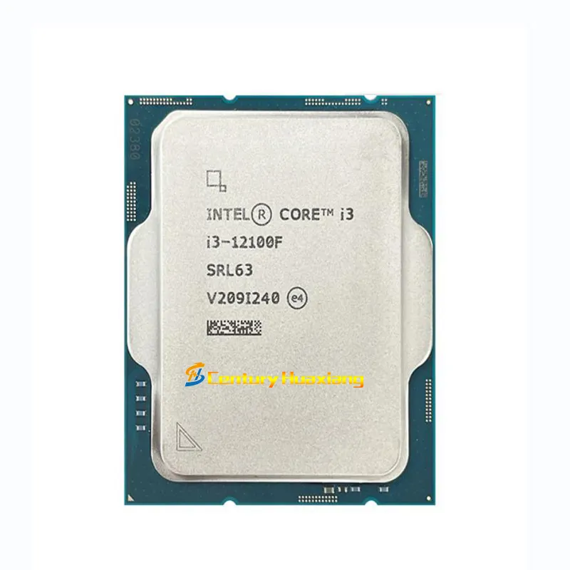 Intel Core i3 12100F 3.3 GHz 4 Cores 8 Threads CPU Processor Intel 7 Desktop CPUs box and new tray intel cpus Core