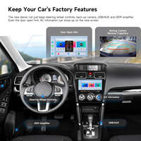 Android 13 Autoradio 9 pouces Système stéréo multimédia Ecran de navigation Unité principale pour Subaru Forester 4 WRX Levorg 2016-2018 Player