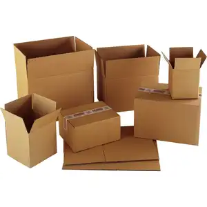 Scatola di Imballaggio in Cartone Ondulato Rinforzato Personalizzabile, Misure 3 <span class=keywords><strong>5</strong></span> 7, per Stoccaggio Prodotti, Trasporto Commerciale ed Ecologico - Product Image 5