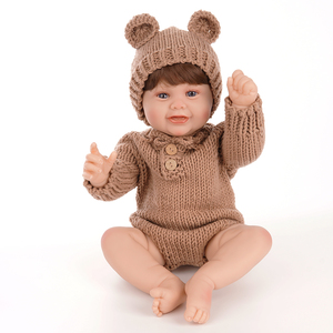 <span class=keywords><strong>Bebe</strong></span> africano recién nacido realista ladrillos personalizados Mini cocina Carro de madera arte hombres marcas <span class=keywords><strong>Reborn</strong></span> silicona bebé muñeca - Product Image 6