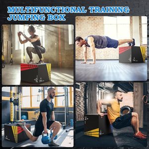 CZFIT Venta Directa de Fábrica, Caja Pliométrica 4 en 1 de 30 kg, Caja de Salto con Logotipo Personalizado, Entrenamiento Físico, Caja Pliométrica 3 en 1 OEM Personalizada - Product Image 6