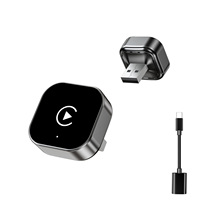 Convertidor Inalámbrico CarPlay, de Cableado a Inalámbrico, Baja Latencia, Control por Voz, Bluetooth, Venta Directa de Fábrica