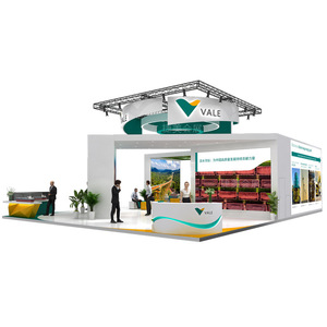 Conception de stand d'exposition rectangulaire en métal de haute qualité pour tentes de salon professionnel - Product Image 1