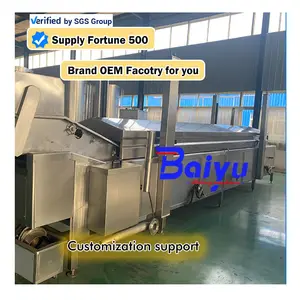 BY-8500 Automatic continuous deep fryer / frying machine