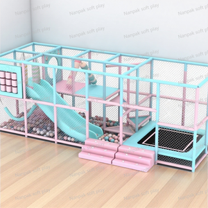 Équipement de terrain de jeu intérieur à assemblage rapide Trampoline sensoriel pour enfant lumineux Double toboggan Naughty Castle Soft Play pour les cafés scolaires - Product Image 6