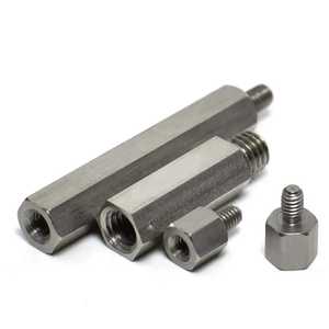 ข้อต่อเกลียวสเตนเลสหกเหลี่ยมสำหรับงานเครื่องกลและไฟฟ้าชิ้นส่วนทนทาน - Product Image 4