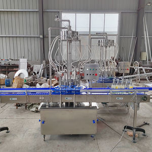 Kleine halbautomat ische Gin Alcohol Filling Produktions linie Brandy Abfüll maschine/Spiritus abfüllanlage/Liquor Bottle Filler - Product Image 4