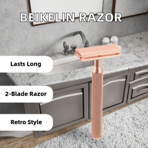 Maquinilla de Afeitar de Seguridad para Hombre, Doble Filo, con Mango de Aleación de Aluminio para Cuerpo, Bikini y Rostro - Product Image 2