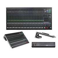 Console de mixage analogique multicanal professionnelle, mélangeur d'égalisation à effet de réverbération numérique multifonctionnel