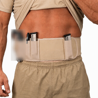 Ceinture de transport discrète en néoprène souple à motif géométrique pour femmes ou hommes, vente en gros