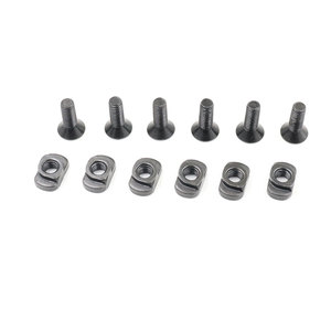 Kit de tornillos y tuercas de acero al carbono de venta directa de fábrica, negro, antioxidante, para reparación de herramientas de bricolaje al aire libre y deportes al aire libre - Product Image 4