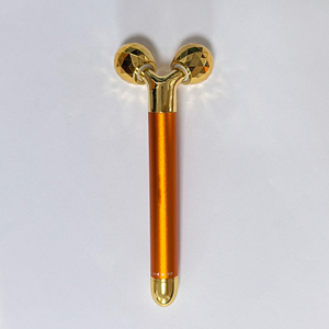 metallic skin tightening beauty tools 3D <b>Roller</b> Facial Massager for for Face Neck and Body - Product Image 2