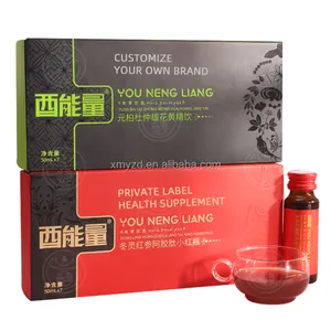 Hot Selling wholesale Ginseng Plant Extract Juice Oral Liquid Oyster Peptide Energy Improve Herbal drinks manufacturer